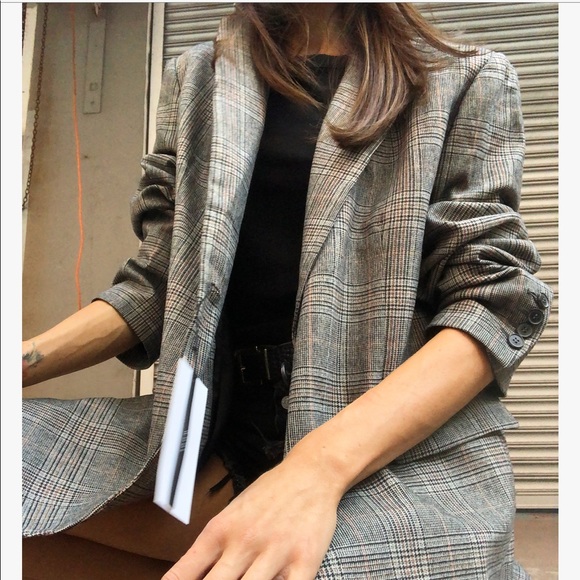 Zara plaid single button blazer 🍂 - Picture 7 of 16